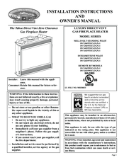 White Mountain Hearth DVX36FP93CLN-1 Installation Instructions And Owner's Manual
