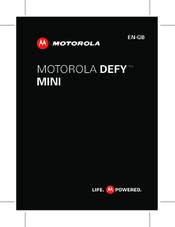Motorola DEFY MINI Manual