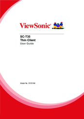 ViewSonic SC-T35 User Manual
