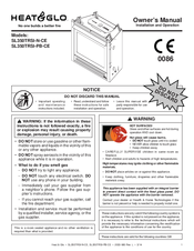 Heat & Glo SL350TRSI-N-CE Owner's Manual