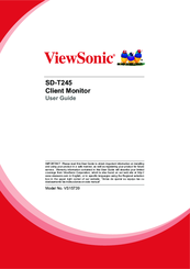 ViewSonic SD-T245 User Manual