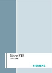 Siemens Nitro BTE User Manual