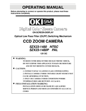 Oki SZX23-1480P PAL Operating Manual