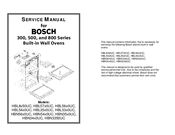 Bosch HBL54x0UC Service Manual
