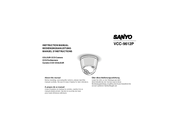 Sanyo VCC-9612P Instructions For Installation And Use Manual