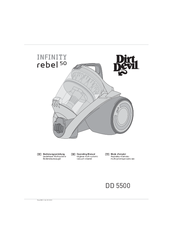 Dirt Devil Infinity rebel 50 DD 5500 Operating Manual