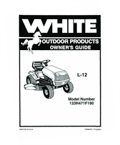 White L-12 Owner's Manual