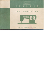 Kenmore 1654 Instruction Manual