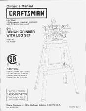 Craftsman 152.241230 Owner's Manual