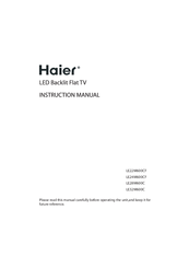 Haier LE24M600C Instruction Manual