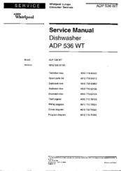 Whirlpool ADP 536 WT Service Manual