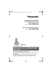 Panasonic KX-TG5511HG Operating Instructions Manual
