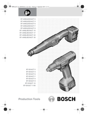 Bosch BT-EXACT 1100 Manual For Installation And Utilisation