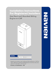 Navien NCM-1130HH Installation Instructions Manual