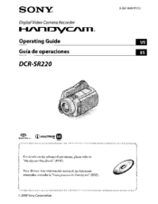 Sony DCR-SR220 Handycam® Operating Manual