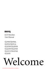 BenQ GL2030AM User Manual