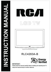 RCA RLC4283A Instruction Manual