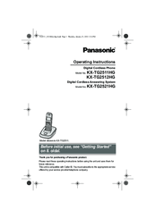 Panasonic KX-TG2511HG Operating Instructions Manual