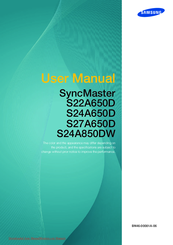Samsung SyncMaster S24A650D User Manual