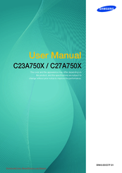 Samsung SyncMaster C23A750X User Manual