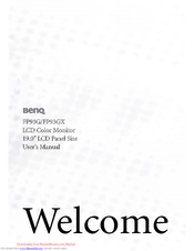 BenQ FP93GX User Manual