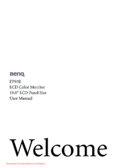 BenQ FP93E User Manual