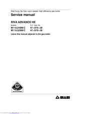 Biasi RIVA ADVANCE HE M110.24SM/C Service Manual