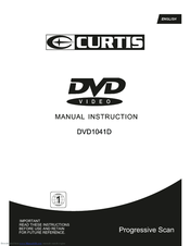 Curtis DVD1041D Manual Instruction