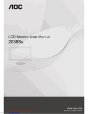 AOC 2036Sa User Manual