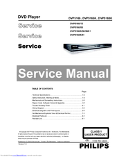 Philips DVP5166K/98 Service Manual