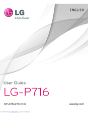 LG LG-P716 User Manual