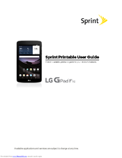 LG GPad F 7.0 User Manual