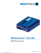Multitech MultiConnect rCell 100 MTR-H5 User Manual