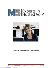 Cisco M5 Basic User's Manual
