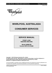 Whirlpool AWM 6100 Service Manual