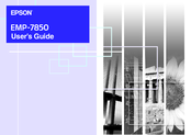 Epson EMP-7850 User Manual