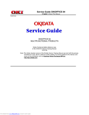 Oki OKIOFFICE 84 Service Manual