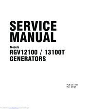 Robin America RGV13100T Service Manual