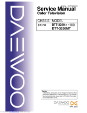 Daewoo DTT-3250MT Service Manual