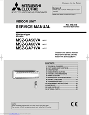 Mitsubishi MSZ-GA50VA Service Manual