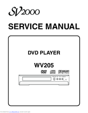 SV2000 WV205 Service Manual