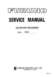 Furuno CN-24 Service Manual