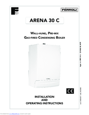 Ferroli ARENA 30 C Installation And Operating Instructions Manual