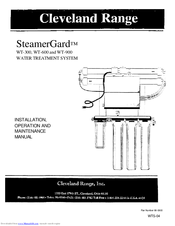 Cleveland SteamerGard WT-600 Installation, Operation And Maintanance Manual