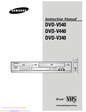 Samsung DVD-V540 Instruction Manual