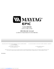 Maytag Epic W10150639A Use And Care Manual