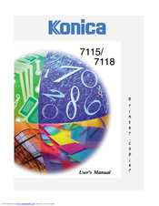 Konica Minolta Printer Copier User Manual