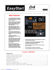 Korg D4 Easy Start
