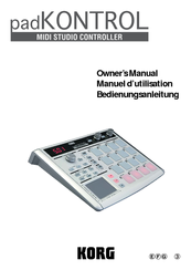 Korg KPC-1 EFG Owner's Manual