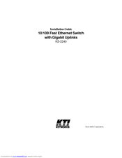KTI Networks KS-2240 Installation Manual